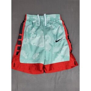 Nike Elite Super Big Kids Basketball Shorts Kid Large Green Drawstring Watermark